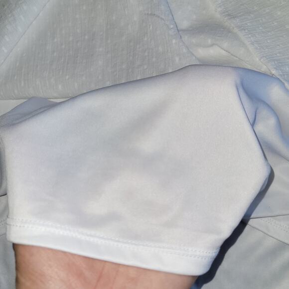 NWOT Lane Bryant White Swiss Dot Flutter Sleeve Cotton Top Size 22 Feminine - Picture 7 of 14